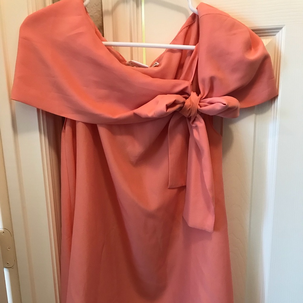 Coral off the shoulder top
